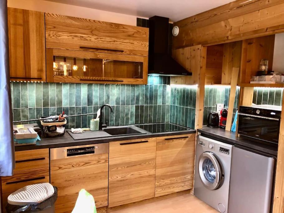 Apartement Vue Montage Magnifique 2Ch 5Mn Piste 3 Les Houches Exteriér fotografie