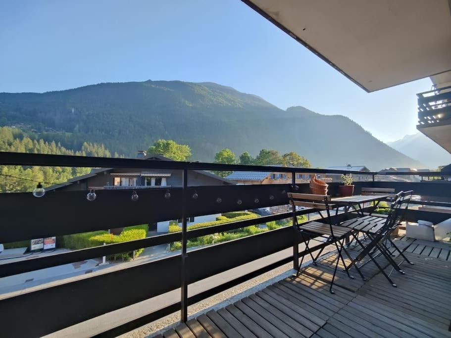 Apartement Vue Montage Magnifique 2Ch 5Mn Piste 3 Les Houches Exteriér fotografie