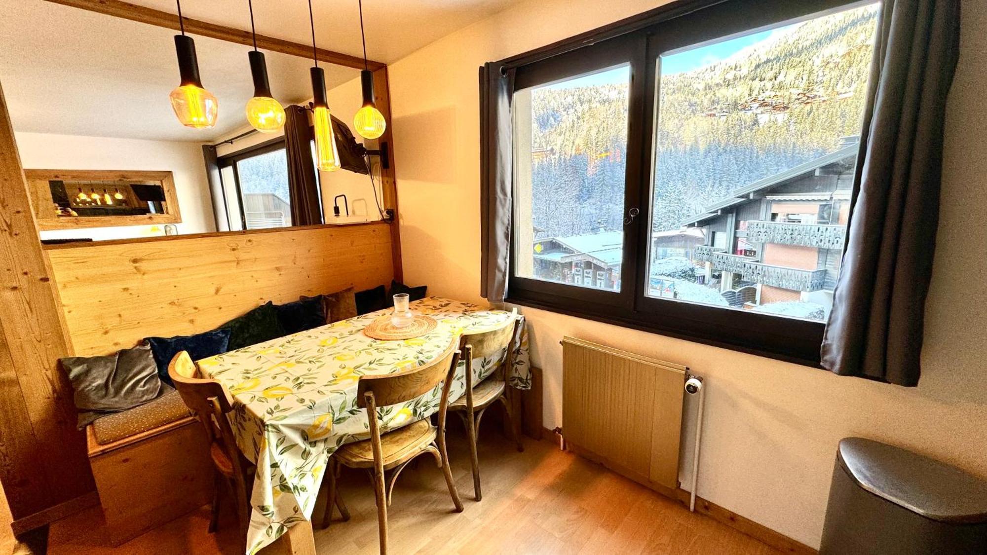 Apartement Vue Montage Magnifique 2Ch 5Mn Piste 3 Les Houches Exteriér fotografie