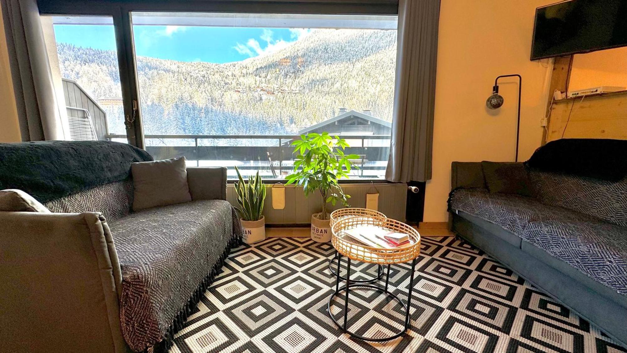 Apartement Vue Montage Magnifique 2Ch 5Mn Piste 3 Les Houches Exteriér fotografie